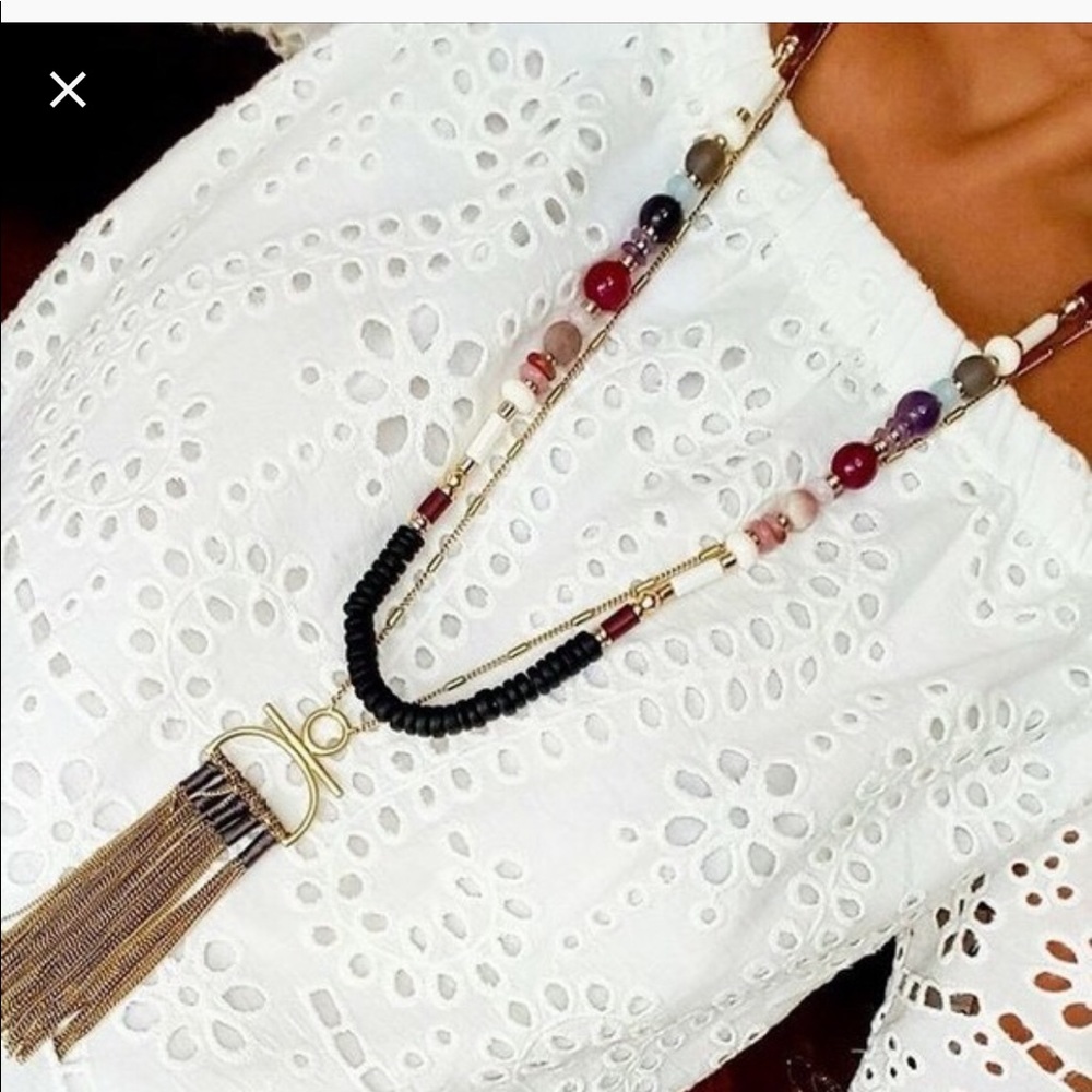 Stella & Dot Genevieve Tassel Necklace - Picture 1 of 8
